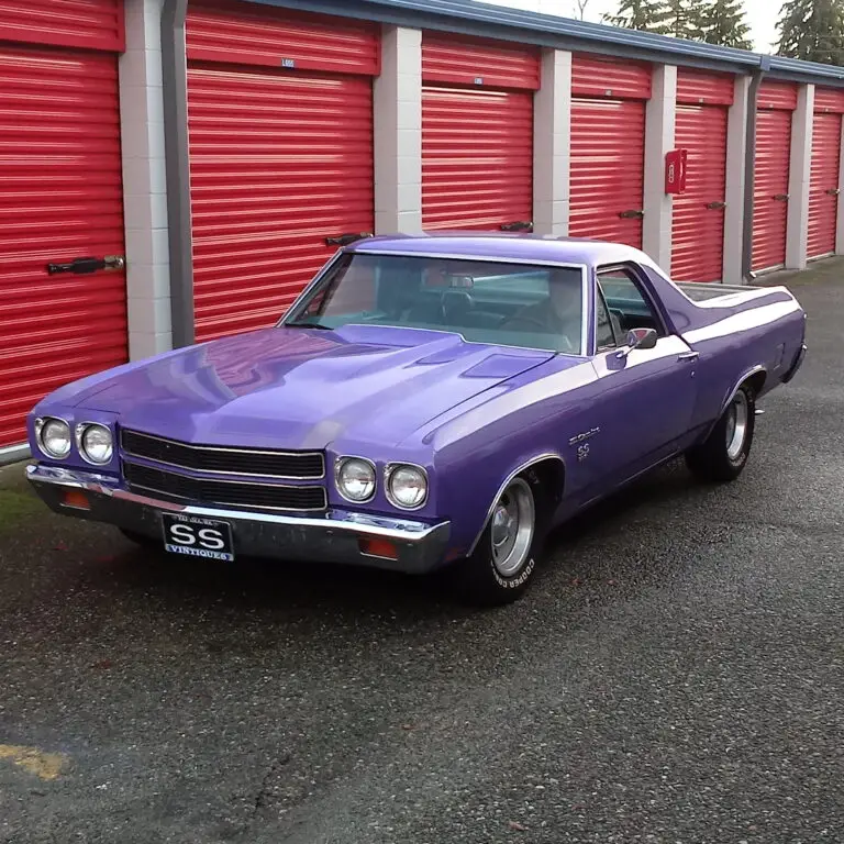 Cool Purple 1970 El Camino SS 396